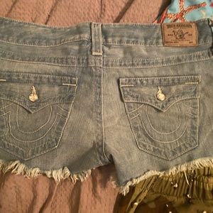 True religion women shorts